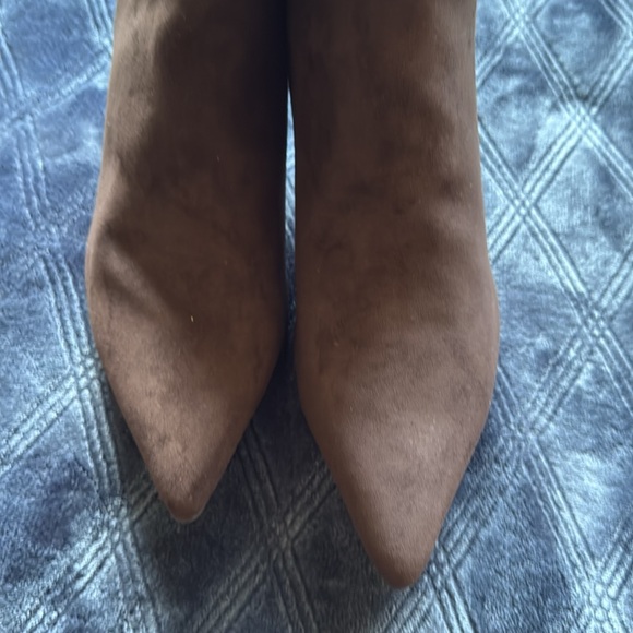 The Drop Women's Geralda Tall Brown Wedge Boot Classic size 9 NEW - Picture 4 of 16